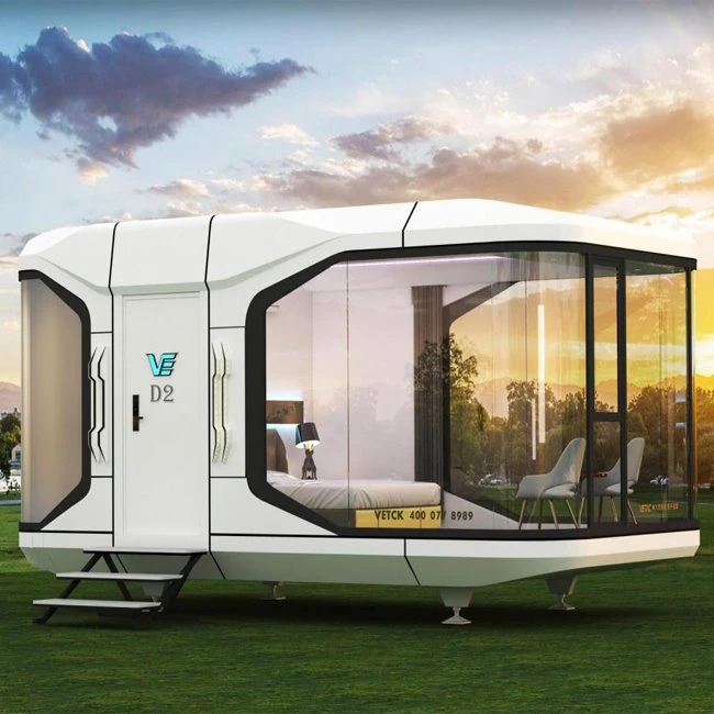 Luksusowa wodoodporna modułowa kapsuła Glamping Tiny Small House